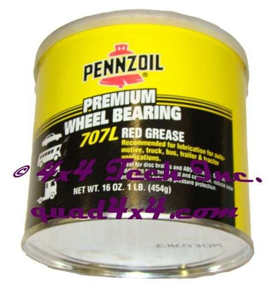 Pennzoil 707L Premium Wheel Bearing Grease 14 oz Tube