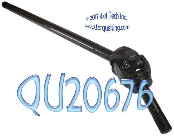 QU20676 Right Dana 60 Axle Shaft Assembly for 1999-2004 F250 & F350 Torque King 4x4