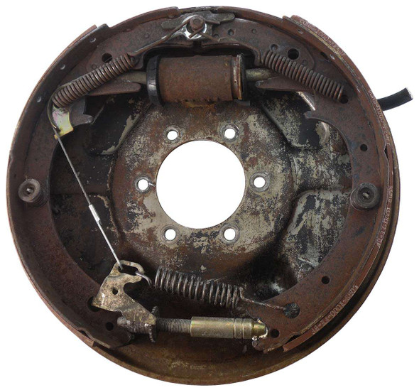 QU20505U Used Left Front Brake Backing Plate for 1967-1975 F250 4x4 Torque King 4x4