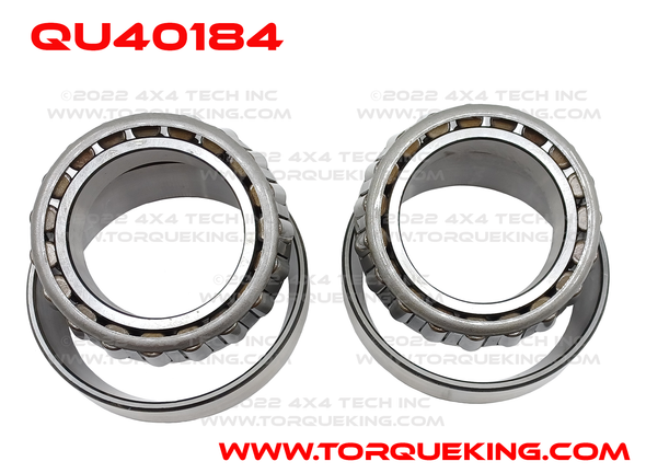 QU40184 Dana 60, Dana 70 4 Piece Differential Bearing Set Torque King 4x4