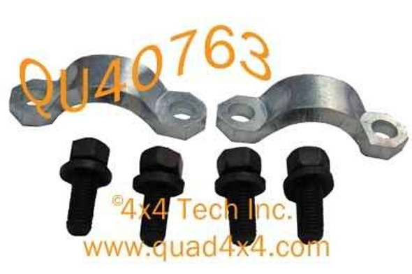 QU40763 Universal Joint Strap and Bolt Kit for Dodge 7290 Series Yokes Torque King 4x4