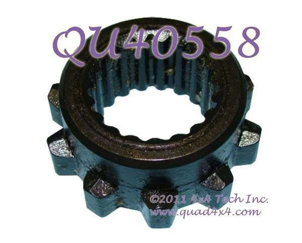 QU40558R Recon 10 Tooth Axle Shaft Gear for 2nd Design Spicer Plastic Dial Hubs Torque King 4x4