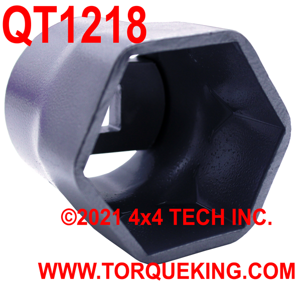 QT1218 2-9/16" Hex x 3/4" Drive Spindle Nut Socket for Dodge and IHC Torque King 4x4