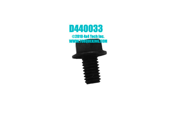 D440033 3/8" Diff Cover Screw for Dana 60, Dana 70, and Dana 80 Axles Torque King 4x4