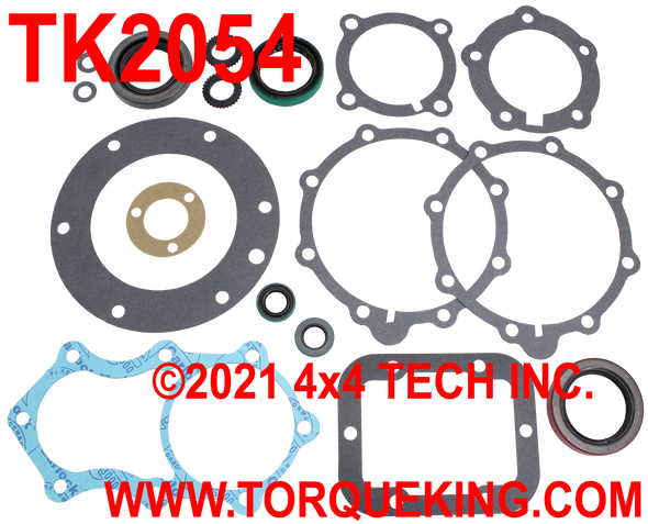 TK2054 Premium Dodge 29 Spline NP205 Transfer Case Gasket & Seal Kit Torque King 4x4