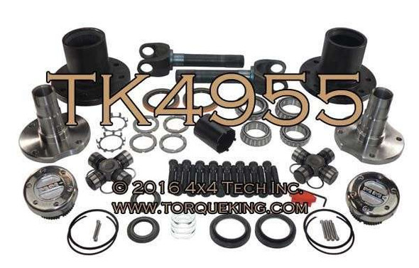 TK4955 94-99 Master Free-Spin Kit with Mile MarkerÂ® Lock Out Hubs & Install Tools Torque King 4x4