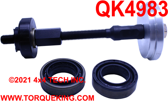 QK4983 Universal Dana 60 Front Inner Axle Seal and Tool Kit Torque King 4x4