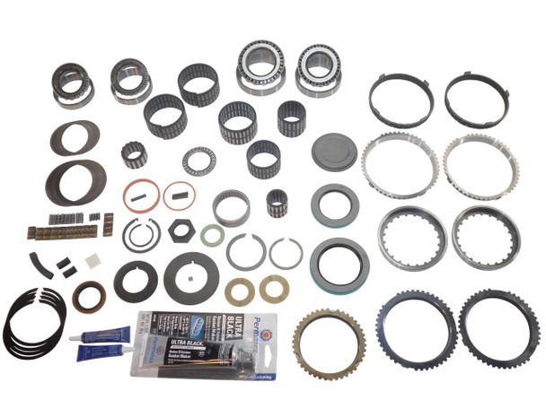 QK1153 Premium Rebuild Kit with 9 Synchro Rings for 97-98 GM 4x2 NV4500 Torque King 4x4