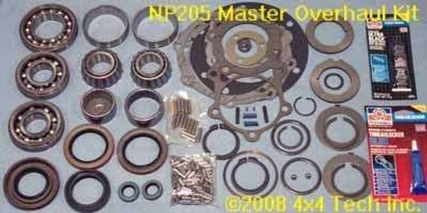 TK2107 NP205 Master Overhaul Kit 1973-1984 GM with 32 Spline Input Torque King 4x4