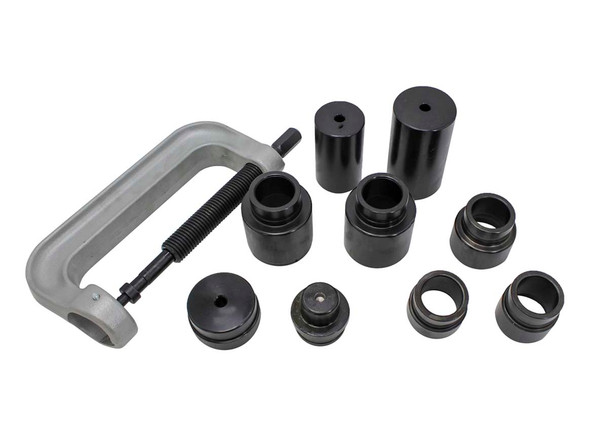 TS1245 10-Piece Ball Joint Press/Adapter Set (2005-Current Ford F450/F550, 2005-2009 Chevy Kodiak, and GMC Top Kick C4500/C5500) Torque King 4x4