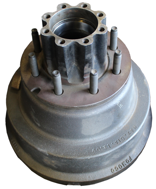 TK21002 New Right Side 79-83 F350 DRW Right Rear Hub & 12" Drum Assembly Torque King 4x4