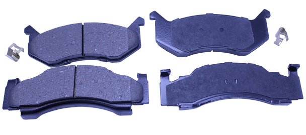 QU80206 Premium Semi-Metallic Front Disc Brake Pads for 74-93 Dodge D44 Torque King 4x4