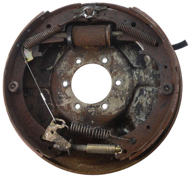 QU20505U Used Left Front Brake Backing Plate for 1967-1975 F250 4x4 Torque King 4x4