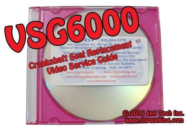 VSG6000DVD Cummins Rear Crankshaft Seal Replacement Video Torque King 4x4