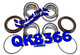 QK8366 Rear Wheel Bearing Kit for 99-up F450, F550 Dana 80 or S110, 08-18 Ram S111 Torque King 4x4