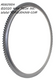 A560954 ABS Tone Ring for 1985-up Ford Sterling 10.25" or 10.5" Rear Axles Torque King 4x4