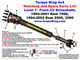 QU40972 1999-2002 Ram Front CV Driveshaft Manual & Auto Trans Torque King 4x4