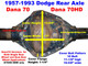 1957-1993 Dodge Dana 70 Rear Axle Identification IDN-140 Torque King 4x4