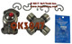 QK3047 1310 Driveshaft CV Joint Rebuild Kit with EZ-Grease U-Joints & Centering Yoke Torque King 4x4