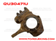 QU30471U Used 71-72 GM Bare Left Steering Knuckle with Steering Arm Torque King 4x4