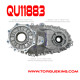 QU11883 BW4447 Transfer Case Rear Case Half for Diesel/Auto Chassis Cab Trucks with Fixed Flange Rear Output