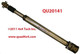 QU20141 Non-Greaseable Front CV Driveshaft for Excursion & Super Duty Diesel/Auto Torque King 4x4