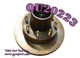 QU20223 8 Bolt 4x4 Front Hub and Rotor Assembly for 80-94 Ford Dana 50, 60 Torque King 4x4