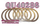 QU40286 Set of 7 Thick Differential Adjusting Shims for Dana 60, Dana 70 Torque King 4x4