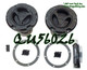 QU56026 Warn 95060 Premium Black Hub Set for 2005-Up Ford Super Duty Torque King 4x4