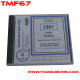 TMF67CD 1967 Ford Factory Shop Manual on CD for Truck Torque King 4x4
