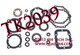 TK2039 Premium NP205 Gasket and Seal Kit for Remote Transfer Cases Torque King 4x4