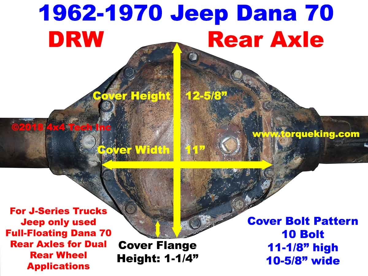 Dana 70 Parts Manuals 1962 1970 Jeep J Series Drw Rear Axle Dana 70 Parts Manuals 1962 1970 Jeep J Series Drw Rear Axle
