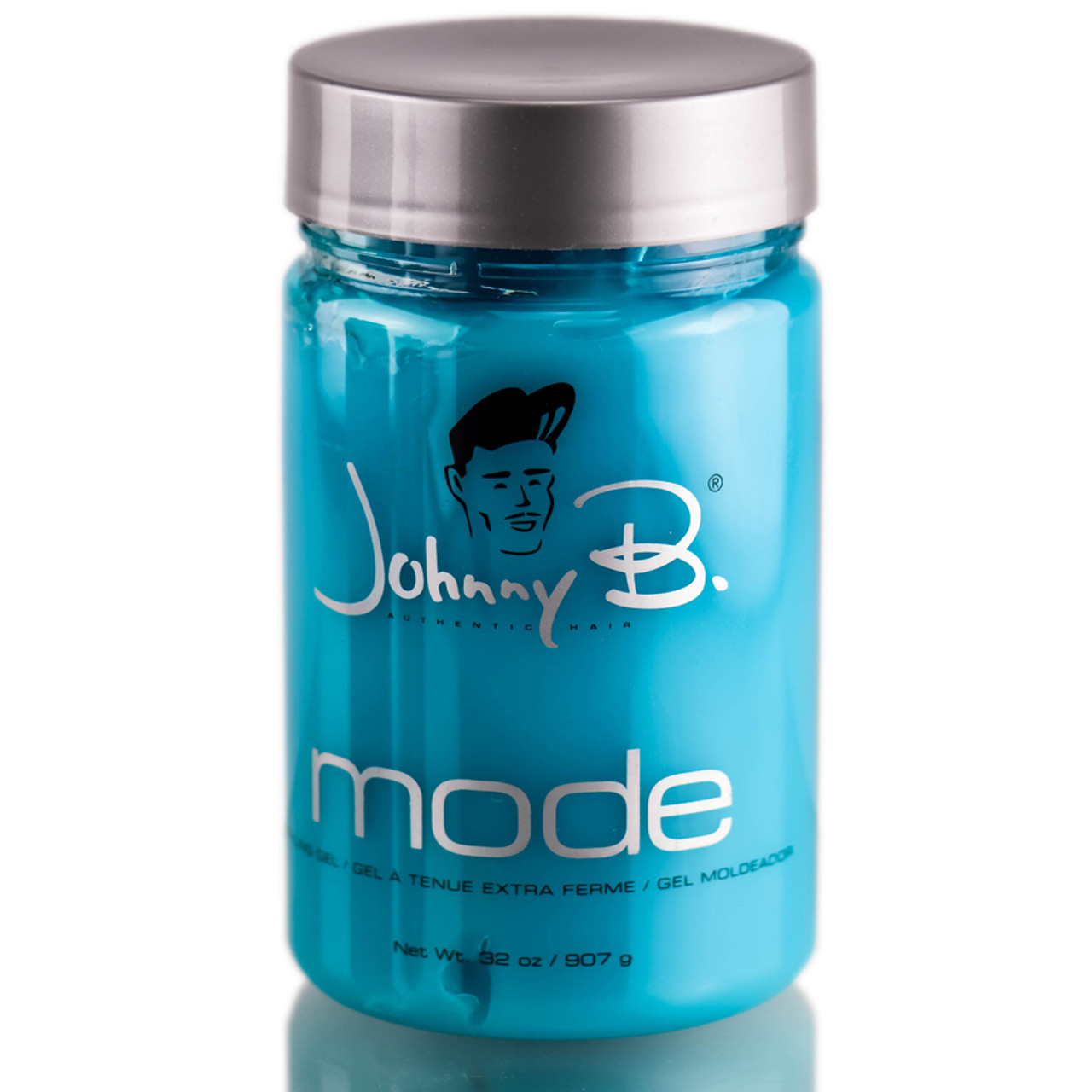 Johnny B Mode Hair Styling Gel for Men, Alcohol-Free, Water