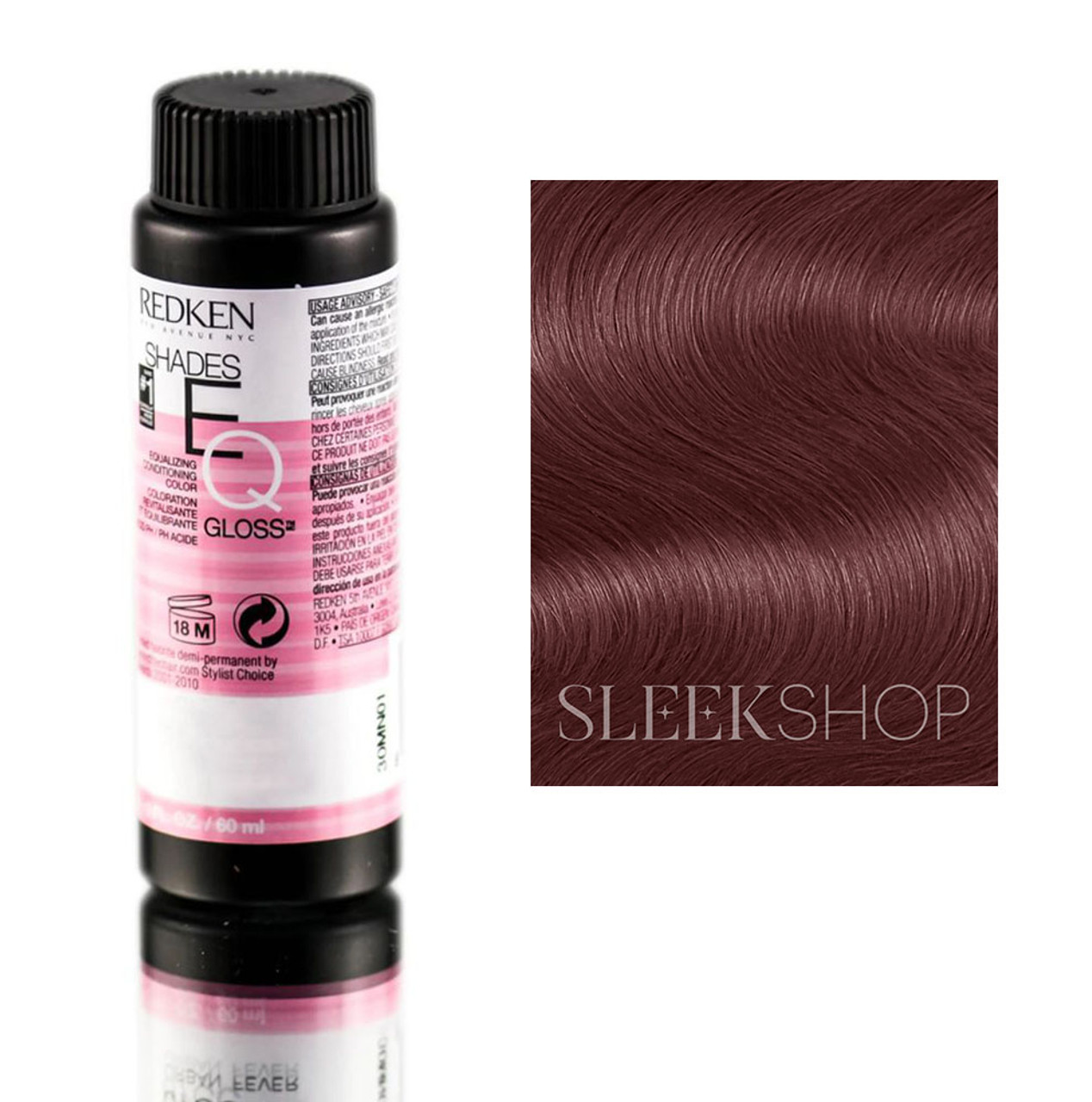 03R (3R) - Roxy Redken Equalizing Demi-Permanent Ammonia-Free Shades EQ Conditioning Gloss, Color Red