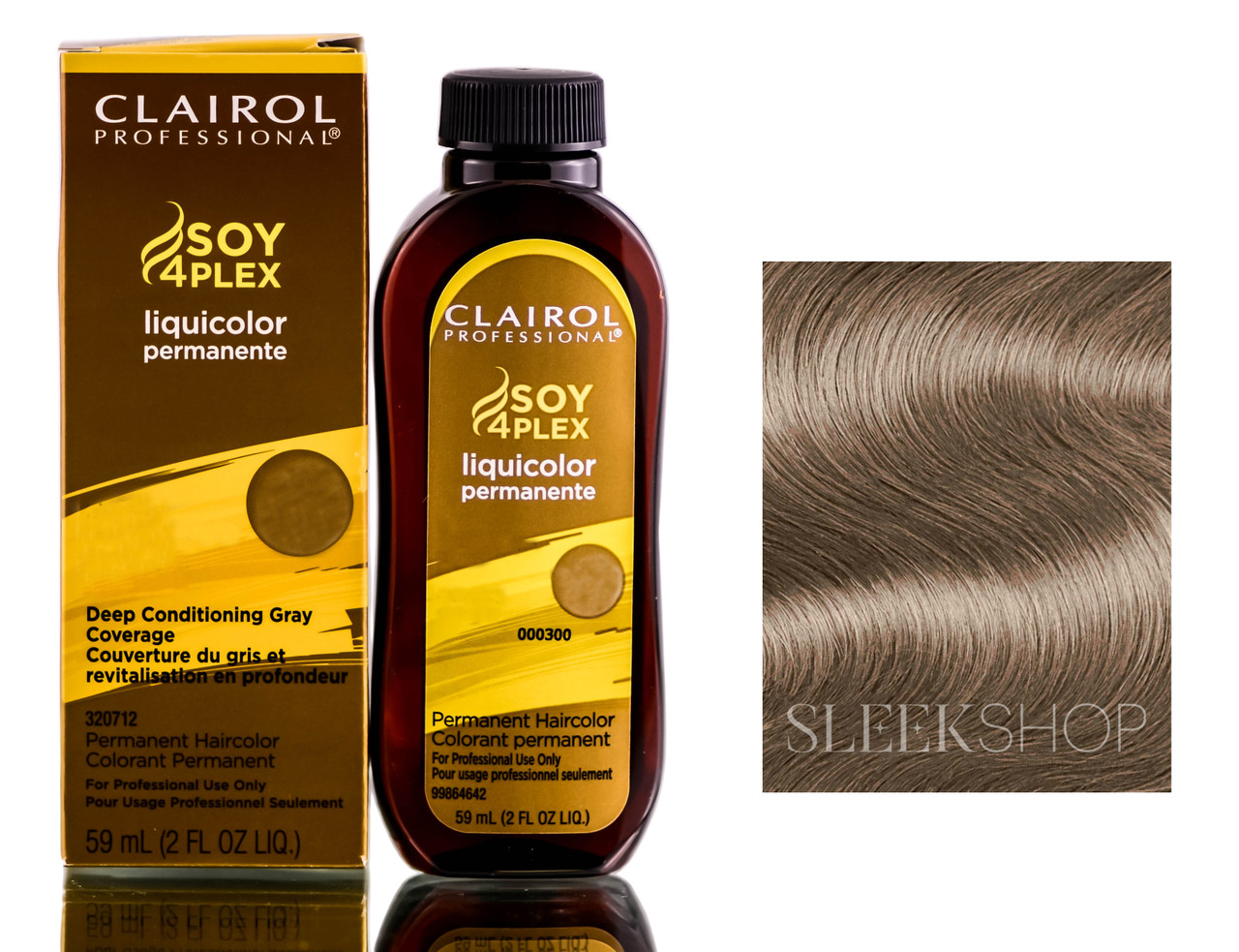 Clairol Professional 5AA/36D Lightest Ultra Cool Brown LiquiColor Permanent  Hair Color by Soy4Plex, Permanent Hair Color