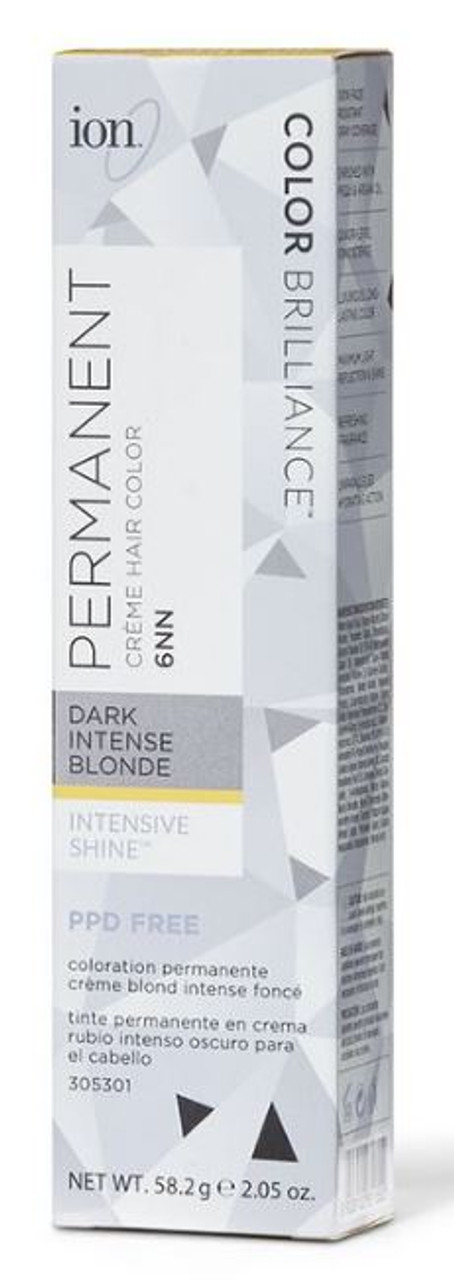 ion 6VV Dark Plum Blonde Permanent Creme Hair Color by Color Brilliance, Permanent Hair Color