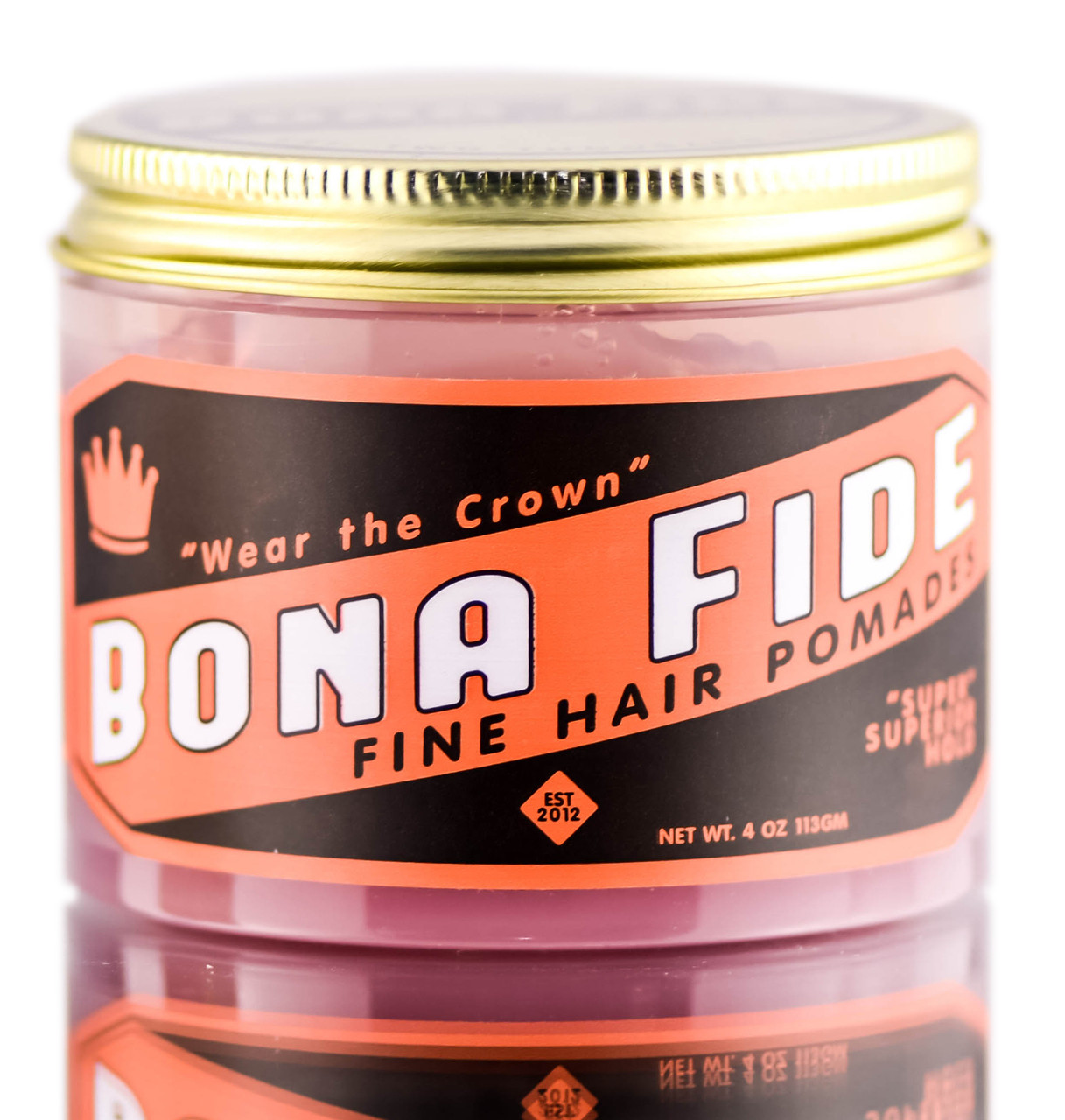 4 oz Bona Fide Super Superior Hold Pomade