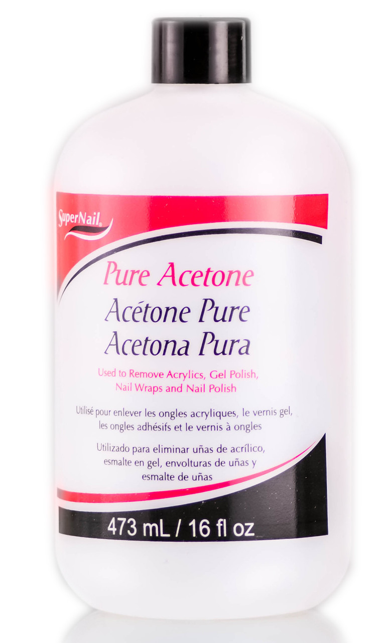 4 oz Super Nail Pure Acetone