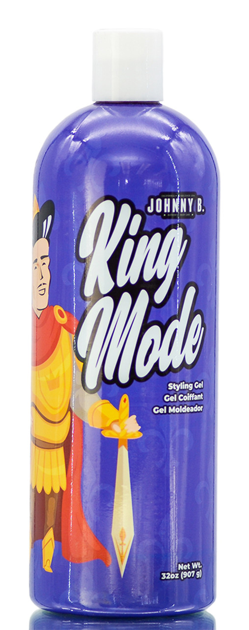 Johnny B Mode Hair Styling Gel for Men, Alcohol-Free, Water Soluble, 32 oz.