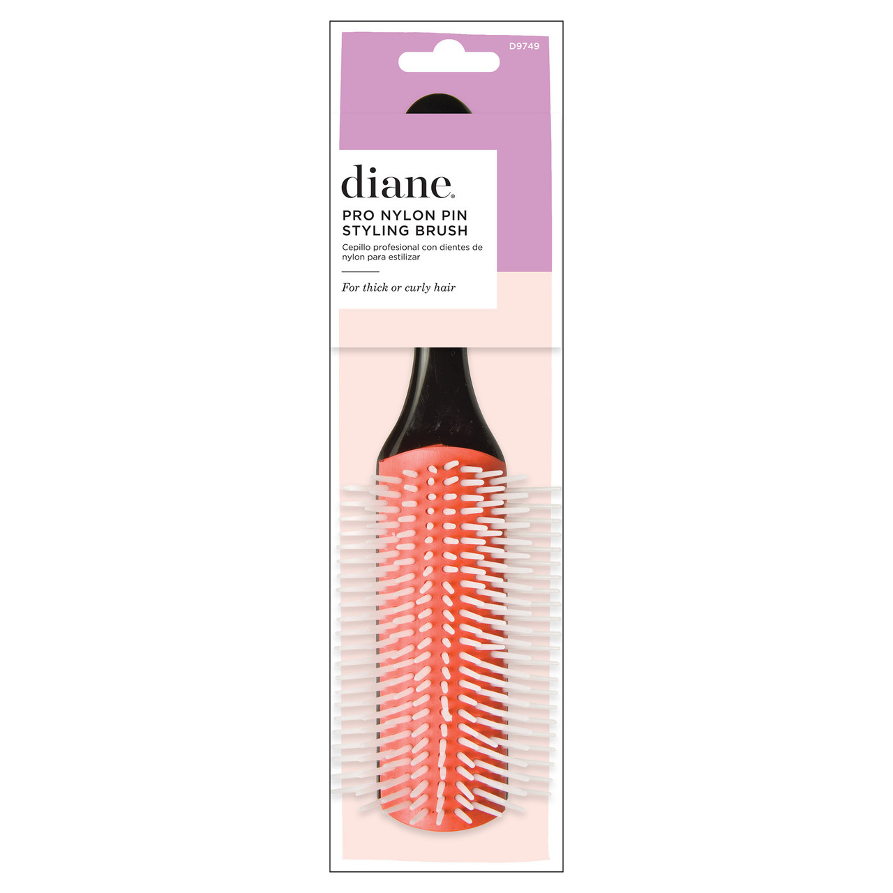 Diane Premium Boar Bristle Brush for Men Double Sided, Medium and