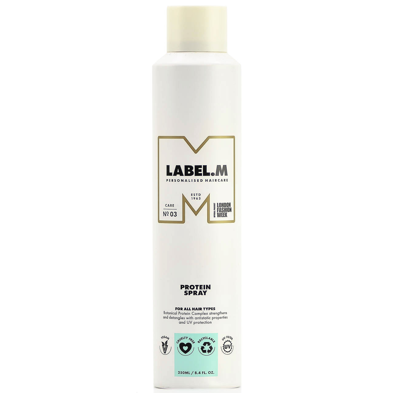 Label. M Protein Spray