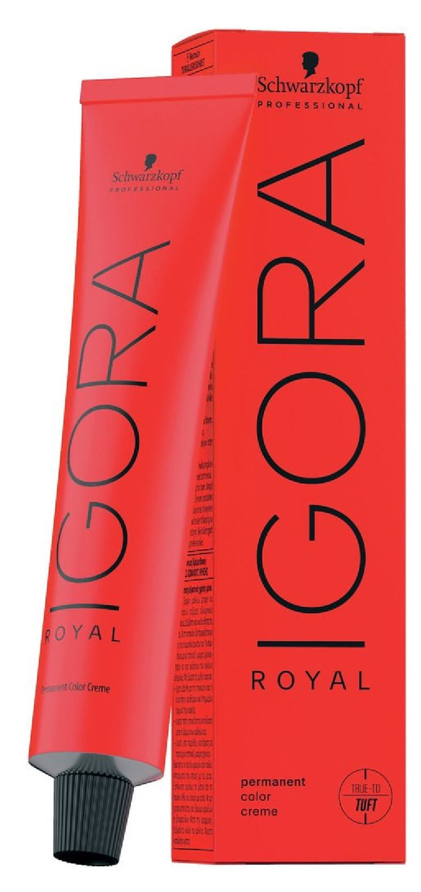  Schwarzkopf Professional Igora Royal Permanent Hair Color, 8-77,  Light Blonde Copper, 60 Gram : Chemical Hair Dyes : Beauty & Personal Care