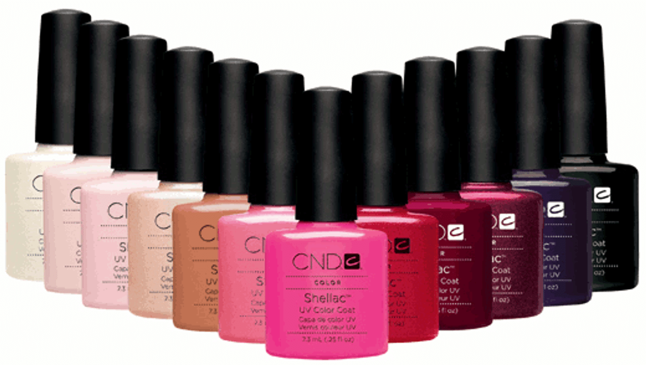 4. CND Shellac Gel Nail Polish, Color: "Wildfire" (399) - wide 4