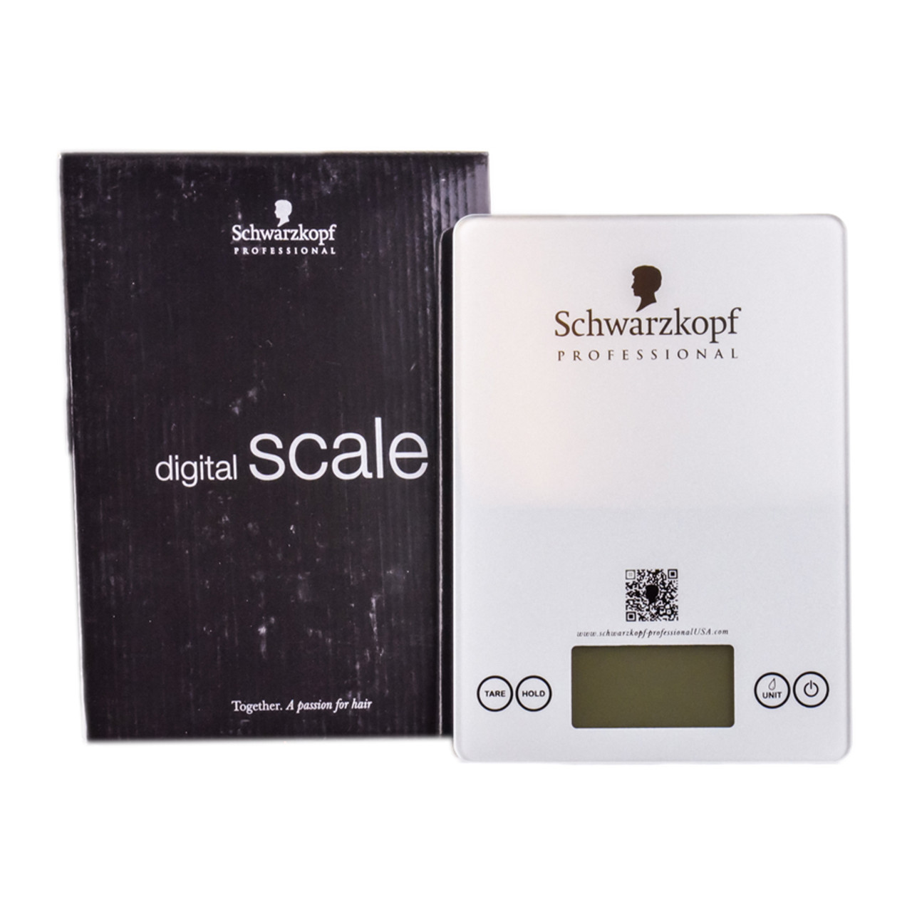 Professional digital scale for hair color
