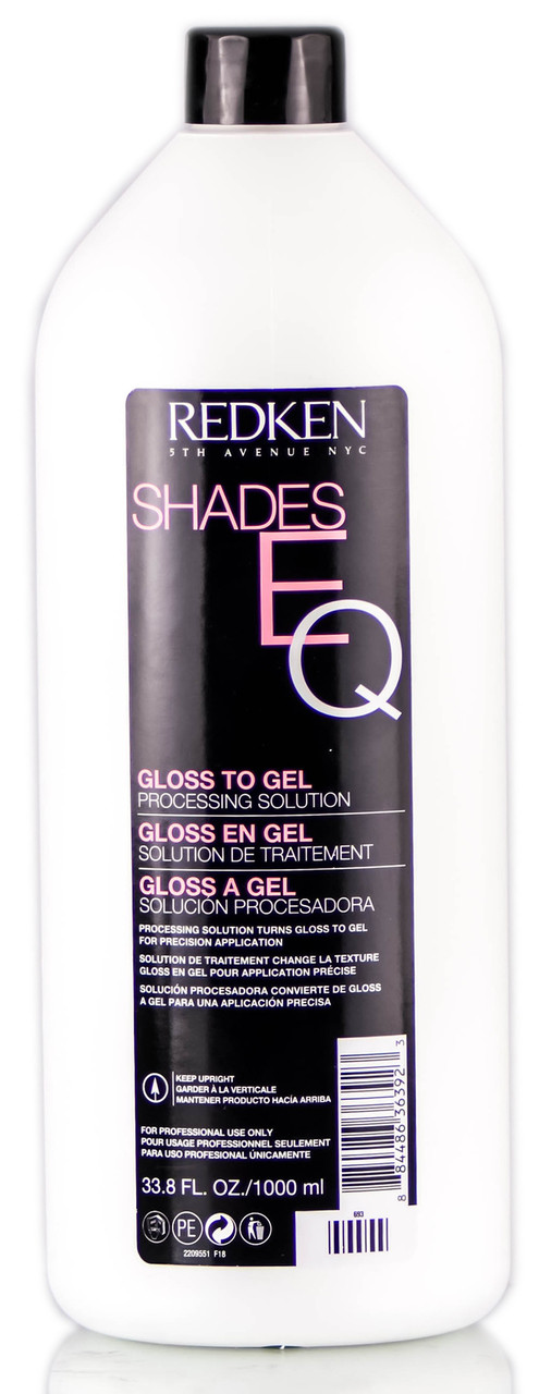 Redken shades eq gloss to gel processing solution sleekshop