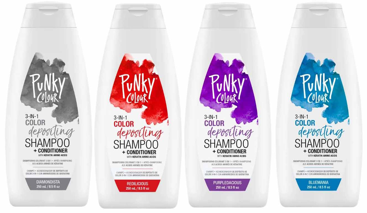 Punky Colour 3-in-1 Color Depositing Shampoo & Conditioner