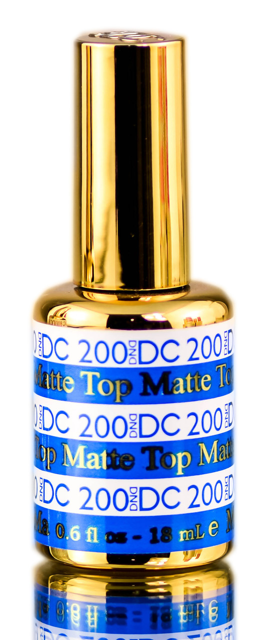 DND DC 200 MATTE TOP GEL, Soak off Gel NAIL All In One Daisy Top Coat