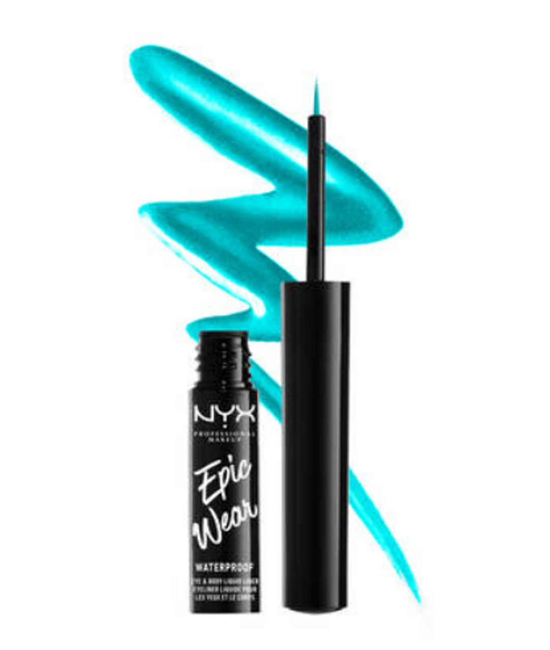 Nyx Epic Wear Waterproof Metallic Eye And Body Liquid Liner 012 Oz 