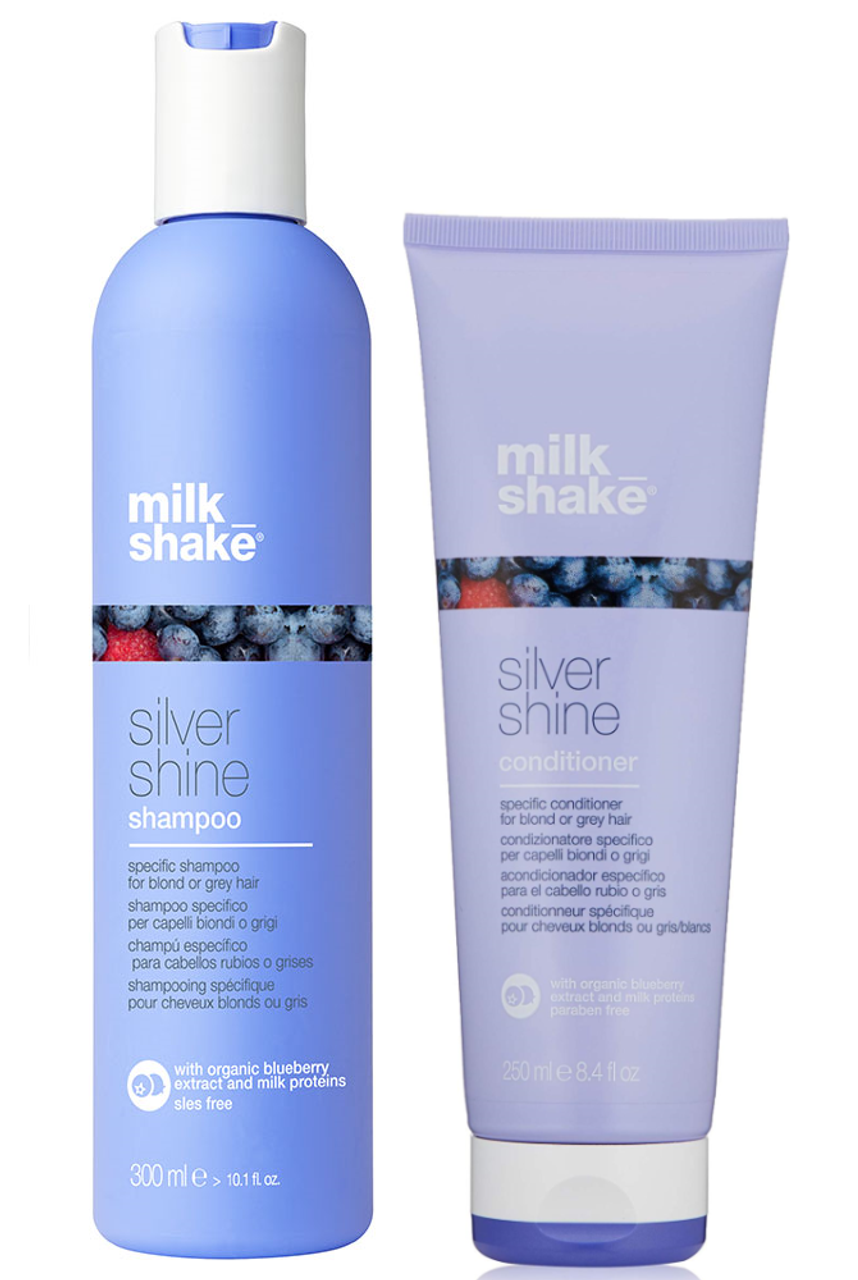 reference Rastløs Rouse Milkshake Silver Shine Shampoo & Conditioner SleekShop.com
