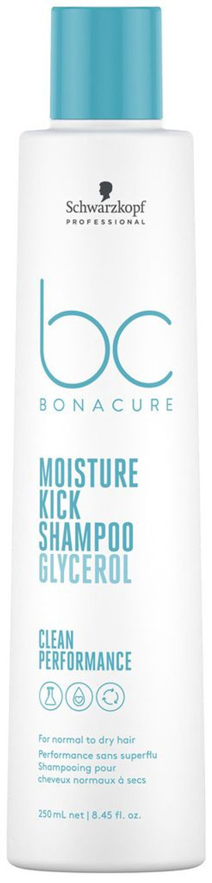 Andragende det kan spade Schwarzkopf BC Bonacure Moisture Kick Shampoo Glycerol Clean Performance  SleekShop.com
